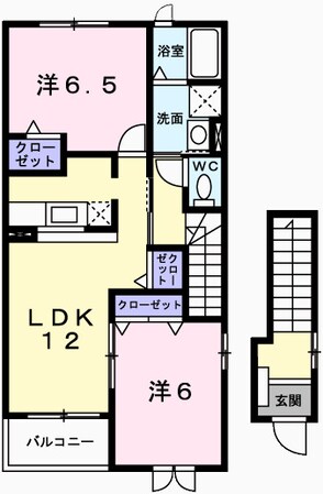 アメニティⅡの物件間取画像